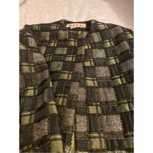 Marni green and gold cold